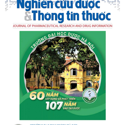 Tạp chí Nghiên cứu Dược và Thông tin thuốc số 6 năm 2021